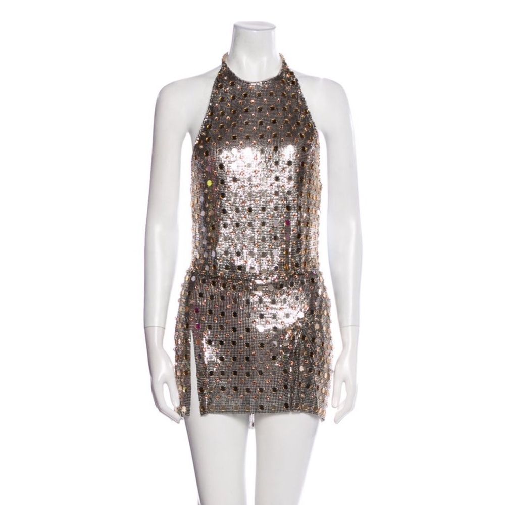 Retrofete metallic sequined set
